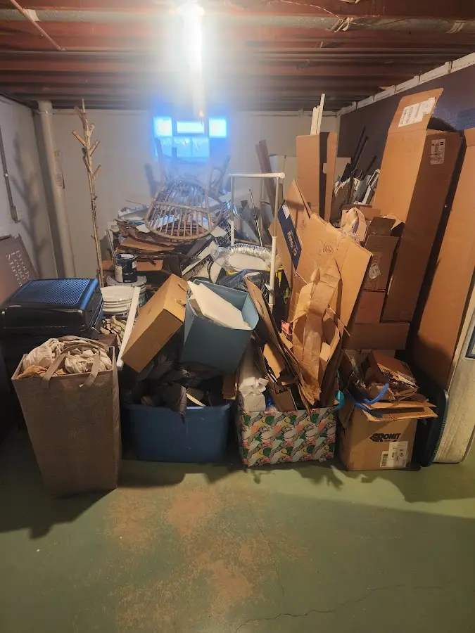 Roll-off dumpster container at job site for Concrete Dumpster Rental in Idabel